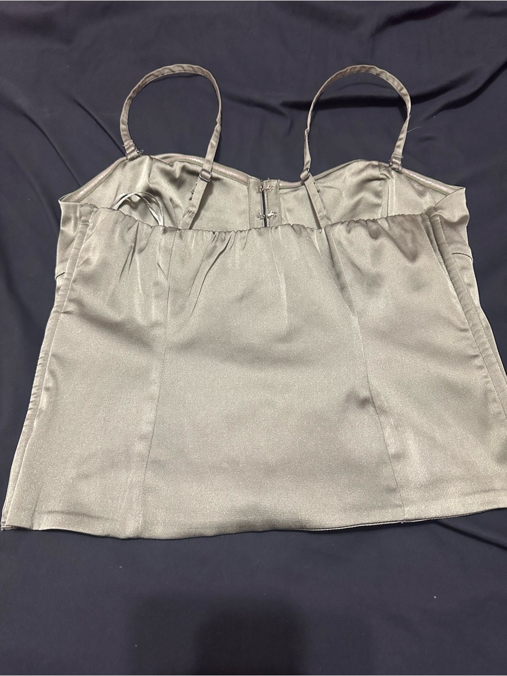 Y2K vintage Abercrombie & Fitch Green Camisole Top - Picture 5 of 8